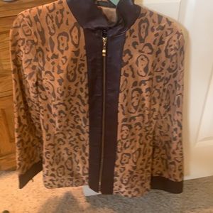 Suede /leather jungle style size s lined Jacket